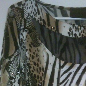 Ladies Animal Print Shirt